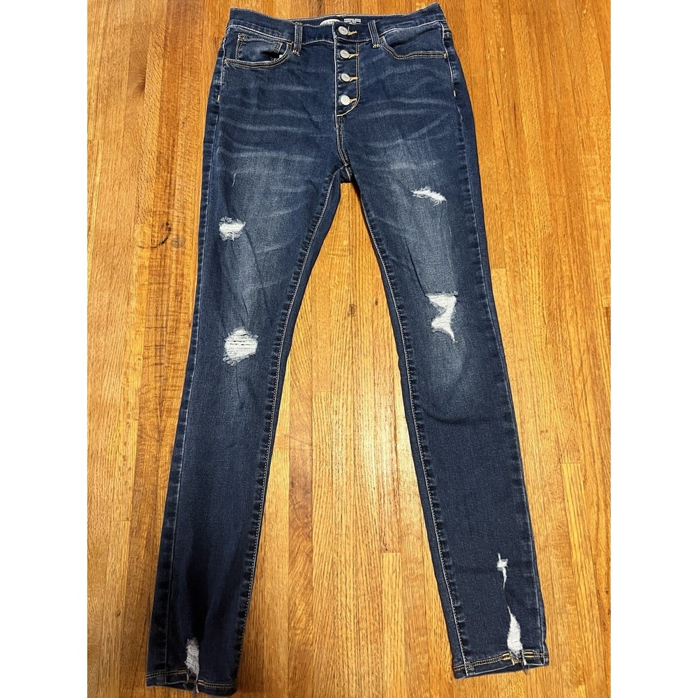 Old Navy Girls Rockstar Super Skinny Jeggings‎ High Rise Sz 14 (26" Waist)